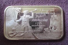 John Paul Jones Bicentennial 1776-1976 Rare  1 Troy Oz. .999 Fine Silver Art Bar