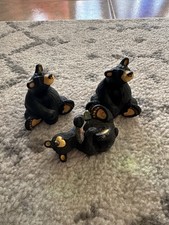 Lot Of 3 Bearfoots Bears Jeff Fleming 2 Bart  1 Fuzz