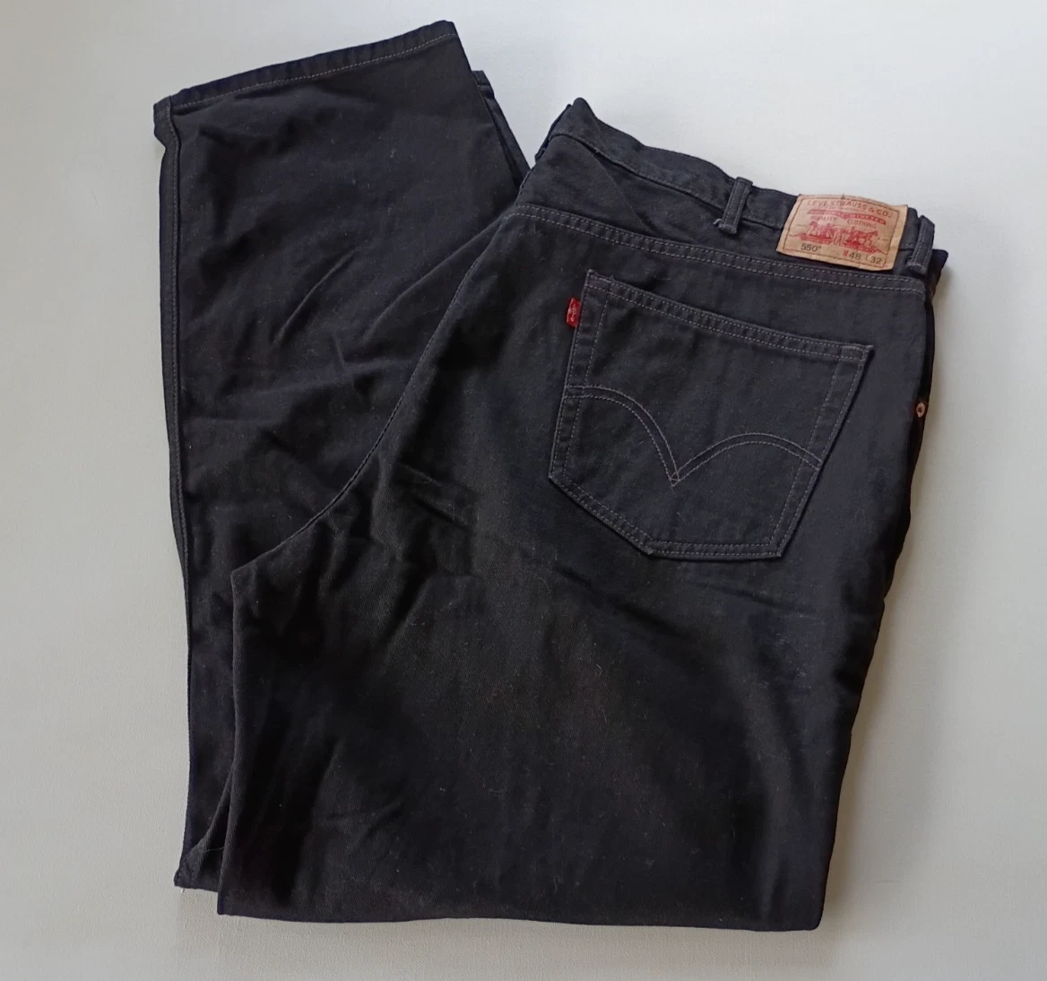 Black Levi's 550 Jeans for Men for sale | eBay