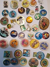 Konvolut UdSSR/DDR Pins &ndash; 46 Teile: Selt. Wackelbilder, Olympia 1980 , Hase+Wolf