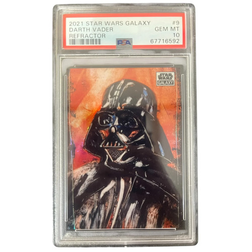 2021 Topps Chrome Star Wars Galaxy Darth Vader #9 PSA 10