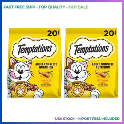 2P Temptations Audlt Chicken Flavor Dry Cat Food, 20 lb Bag