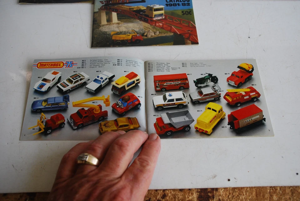 Toy Store Find: Lot of 8 Matchbox 1981/82 Catalogs Catalogue 56 pages vintage - Image 4 of 4