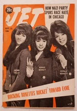 Jet Magazine September 22 1966 The Ronettes~Atlanta Riot~Nazi Party Hate~Comic