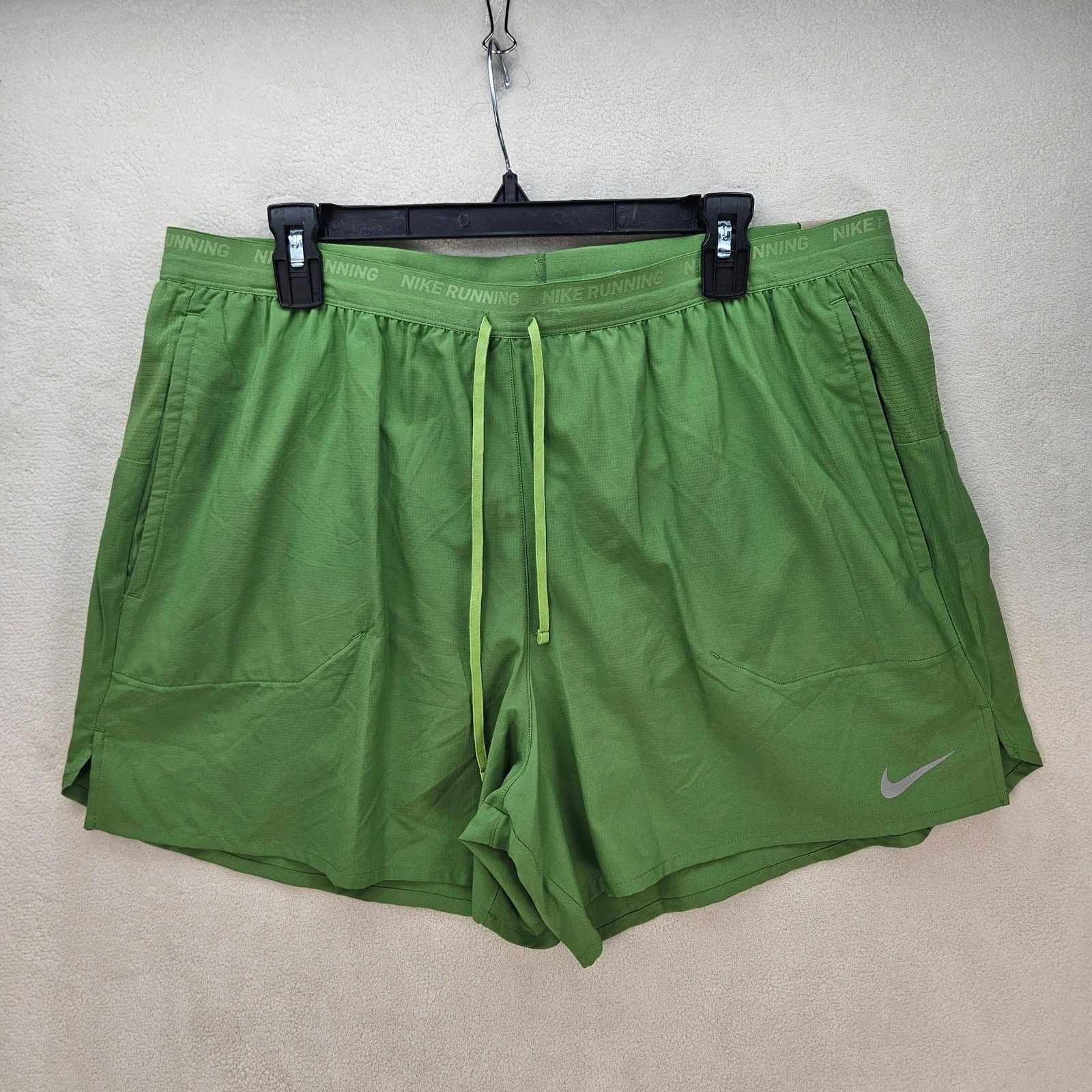 NIKE MEN'S XXL DRIVE FIT STRIDE 5" SHORTS GREEN DM4755-377 NWT