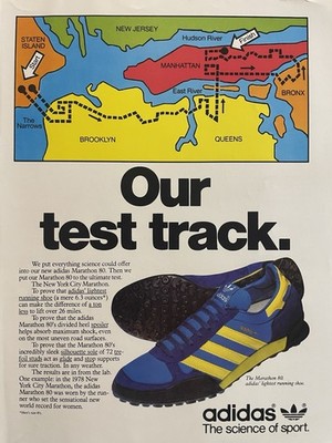 Adidas Marathon 80 Ad             Our Test Track.            NYC Marathon course