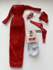 Integrity Toys Nu.Face Get READY WITH ME NADJA RHYMES  Red OUTFIT, ACCESSORIES