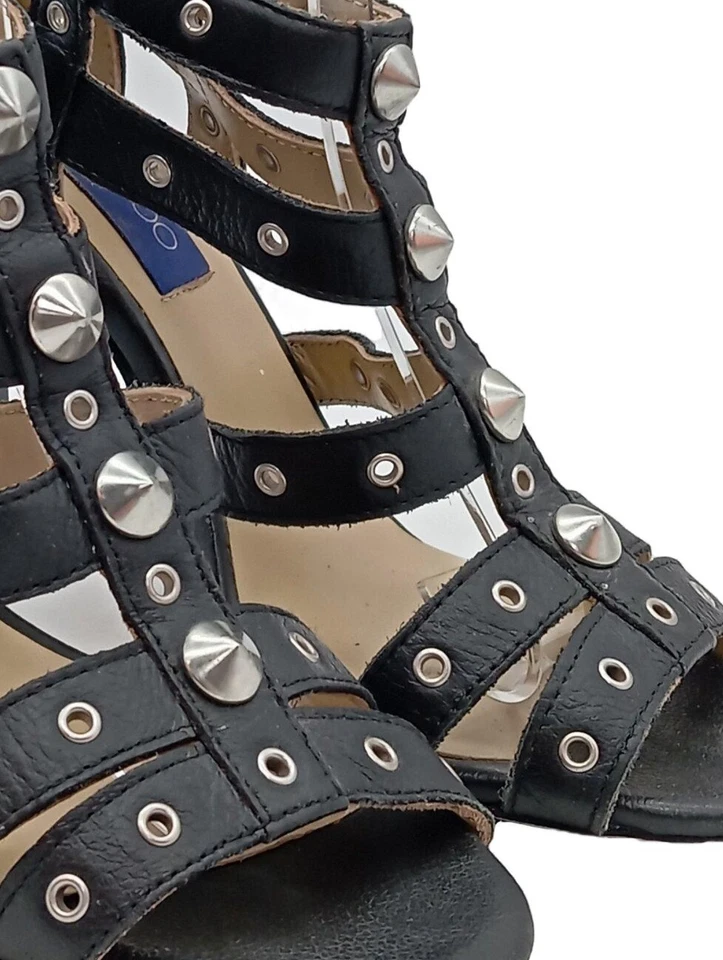 JIMMY CHOO Sandalias de tacón alto Mujeres Sandalias de tacón Talla EU 38 negro - Imagen 3 de 4