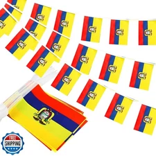 GSYLPFT Ecuador Flags Ecuadorian String Flag Banners for Patriotic Events Ind