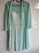 VENI INFANTNO SIZE 10 IN MINT/AQUA TONE MOTHER OF THE BRIDE OUTFIT WEDDINGS ETC