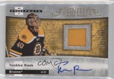 2007-08 Fleer Hot Prospects Prospect 322/399 Tuukka Rask #223 Patch Auto 2d8