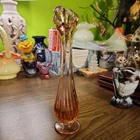 Fenton Glass Dusty Rose small Swung Bud Vase vtg