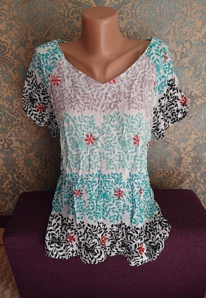 Women White Stuff Shirt White Viscose 42 / XL / 50