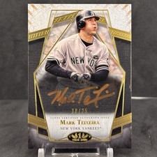2022 Topps Tier One Mark Teixeira - Prime Performers Auto Bronze Ink /25 #PPA-MT