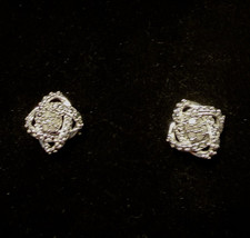 925 Sterling Silver Natural/Mined Diamond Stu...