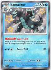 Baxcalibur Shiny Rare SV: Paldean Fates 130/091 NM on eBay