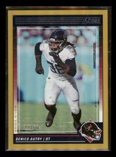 2024 Score Denico Autry #277 Gold Zone 22/50
