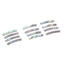 Abalone Shell Rosette Inlay Set for Acoustic Guitar 4mm Curved Segments Repair