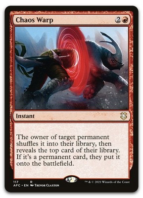 Chaos Warp #117 (NM) Forgotten Realms AFC Magic MTG