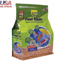 Pond Fish Food Sticks Koi Goldfish Diet Nutrients Health Energy Clear Water New