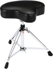 Gibraltar Drum Throne with Adjustable Height Motorcycle-Style Seat,