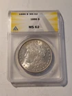 1886 $1 Morgan Silver Dollar MS62 Great Luster