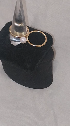 Amber Sceats Gold Plated Pearl Ring - Video 1 of 1