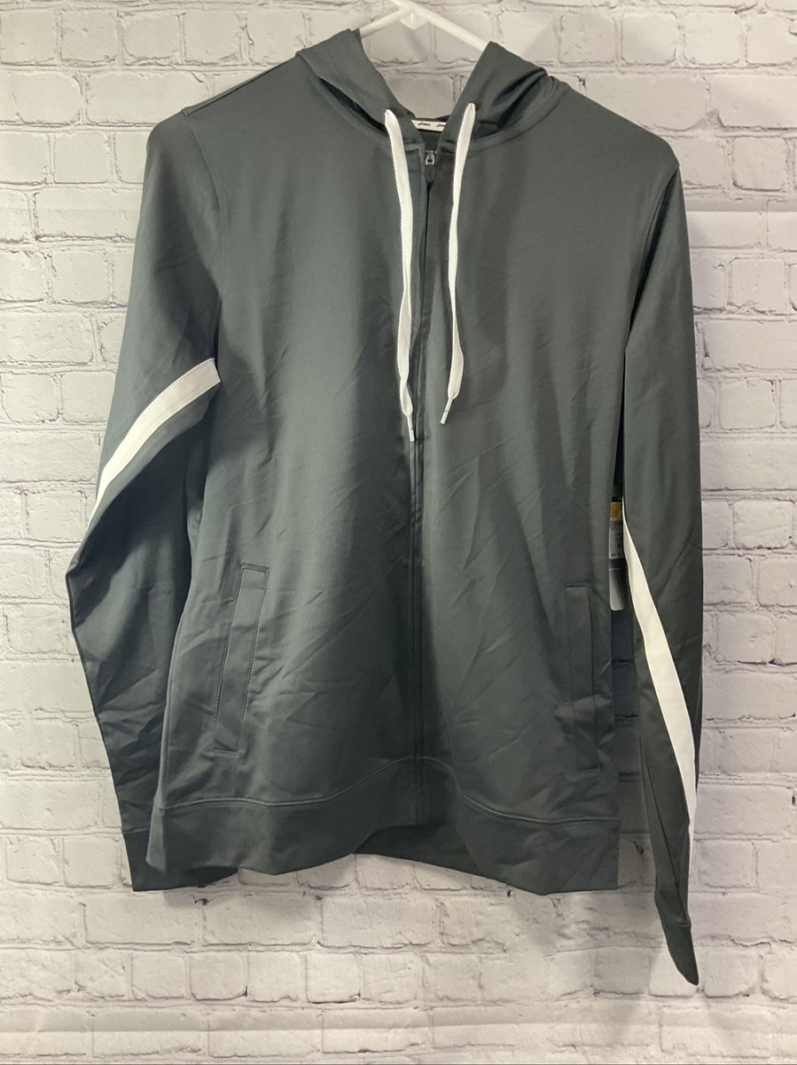 Asics Women's Lani Jacket Medium Gray With Hoodie New With Tags | eBay