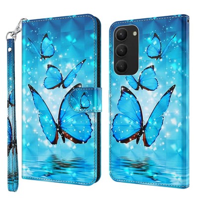 Samsung Galaxy S23 Ultra PU-Leder Brieftasche Flip Ständer Etui Abdeckung - kostenloser UK-Versand