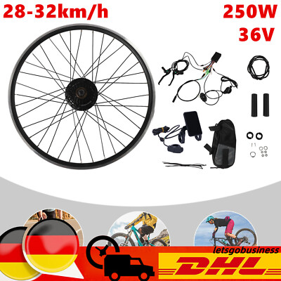 28''/ 29'' Zoll E-Bike Conversion Kit Elektrofahrrad Umbausatz Hinterrad LCD 36V