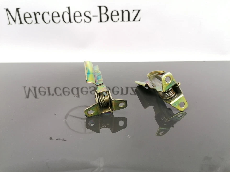 MERCEDES BENZ W116 280 350 450 S SE SEL SD gancho de bloqueo de pestillo de capó Foto 2 de 4