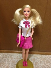 Barbie Princess Charm School Blair Doll In Plaid Classroom Uniform Pigtails Rare