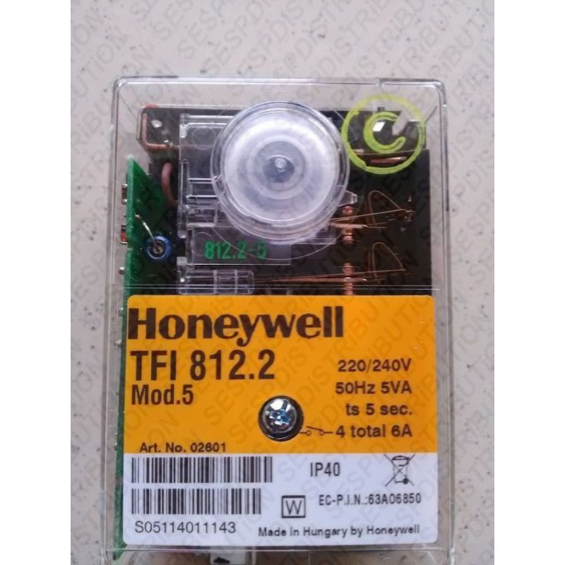 Boîtier relais SATRONIC TFi 812.2 mod 5 HONEYWELL 02601U pour brûleur de chaudière industrielle