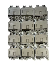 DIN Rail Terminal Blocks 5 Quantity DK16 Dinkle 3-14AWG Gauge 100A 600V
