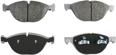 Front Ceramic Brake Pads w/ Hardware for 2011 2012 2013 2014 - 2018 BMW X6 X5