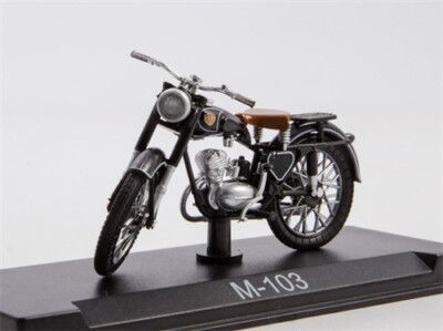 Modimio Russian MINSK-103 motorcycle bike 1/24 ABS Truck Pre-built Model