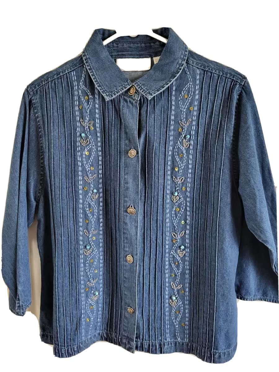 Dressbarn denim jacket sale
