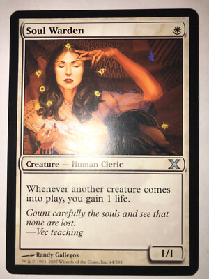 Soul Warden 1x MtG Tenth Edition   10th  LP/NM