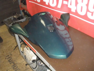 97-98 KAWASAKI 900 STX STORAGE COVER HATCH HOOD W/ MIRRORS 14090