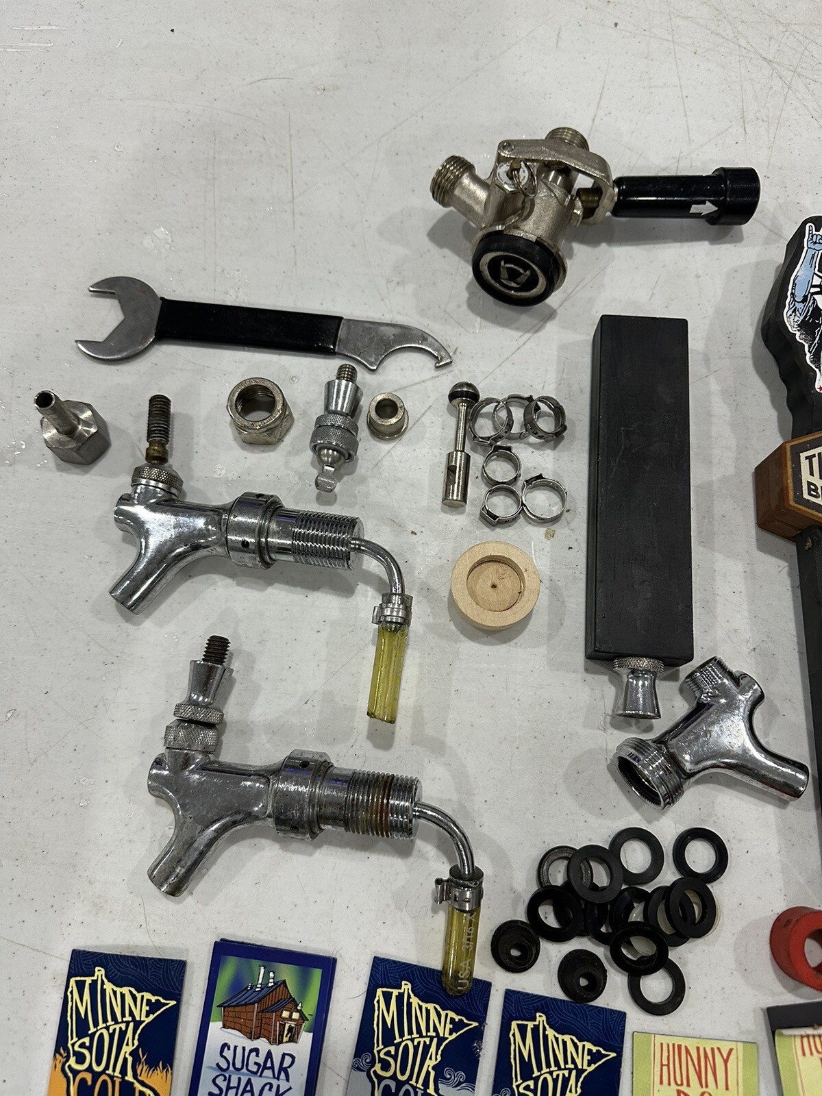 Beer Tap Handle Lot Parts Keg Tap Parts eBay