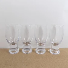 4 Studio Nova Crystal Ceremony 9oz Tumblers Glasses 5.75" Tall VGC