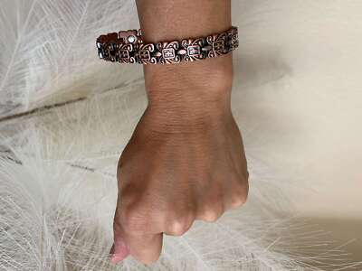 Black Copper Magnetic Bracelet Women Restore Balance Energy Christmas Gift her Q
