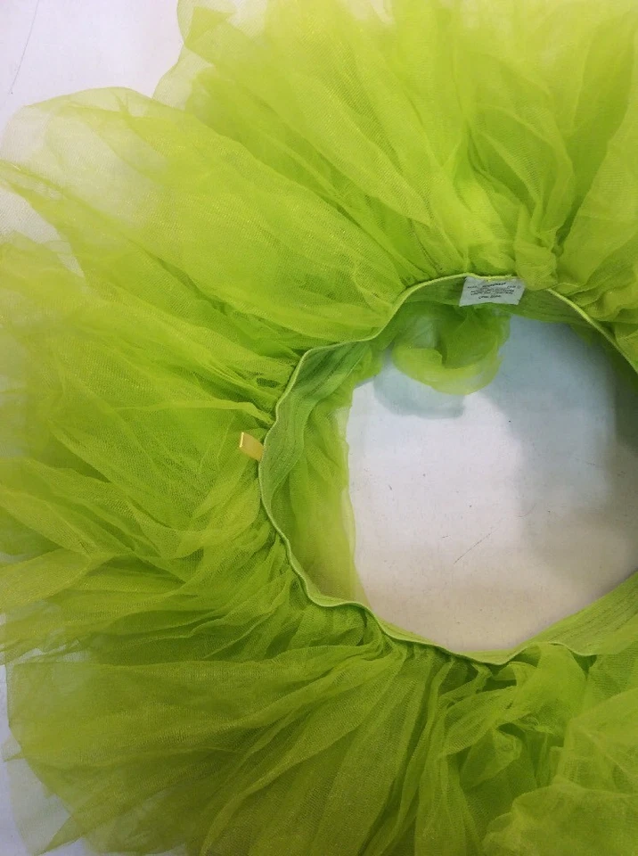 "Tutú de poliéster verde lima 25-32"" cintura elástica AllHolidays.com baile de Halloween" Foto 4 de 4