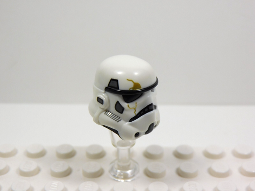 LEGO Star Wars White Night Trooper Printed Helmet Minifig T6 - Picture 2 of 2