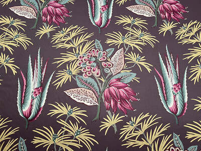 Zoffany Gardinenstoff 'DESERT FLOWER II' ANTIQUAR 1,8 METER 100% BAUMWOLLE