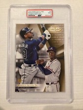2018 topps Gold Label Ronald Acuna Jr. RC PSA 9 Mint 7/10 made Class 2 5x7 pop 3