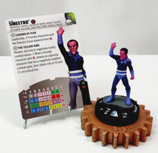 HEROCLIX DC Notorious Set Uncommon 025 Sinestro w/Card