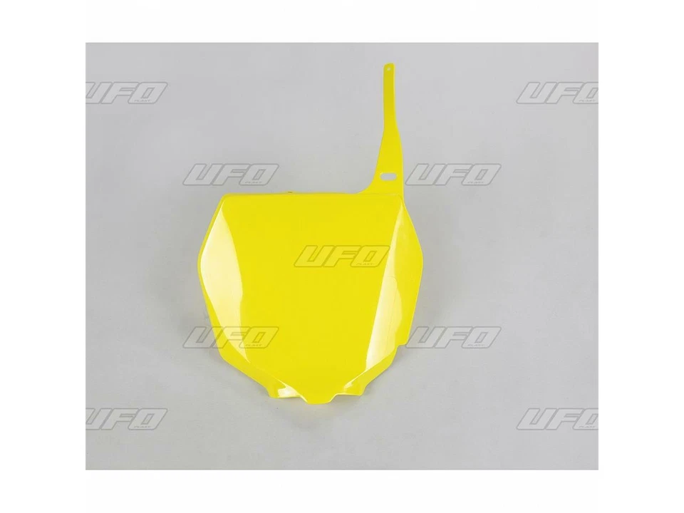 Plaques numéro frontales UFO jaune motocross SUZUKI RM 250 2001 - 2009 - Photo 1/1