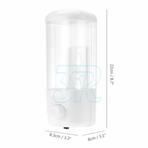 500ml Soap Dispenser Wall Mount Hand Wash Shampoo Shower Liquid Container Manual - Picture 8 of 9