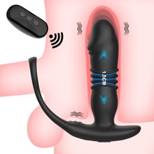 Electric Penis-Stretcher Enhancer Ball-Scrotum-Ring-Delay-Ejaculation for Male